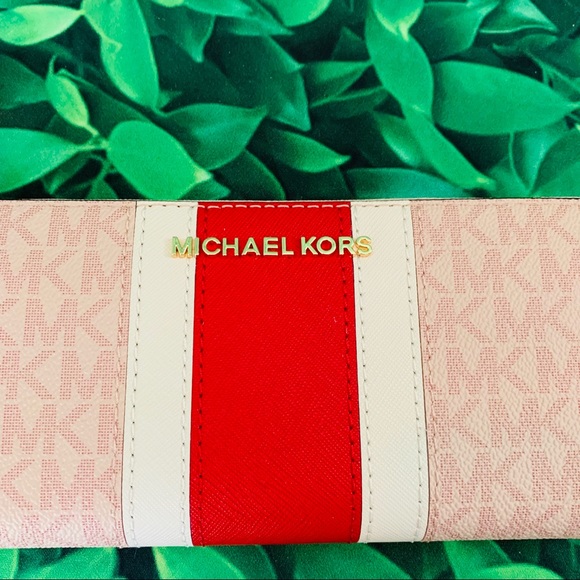 Michael kors large three quarter zip wallet ballet - Picture 2 of 7